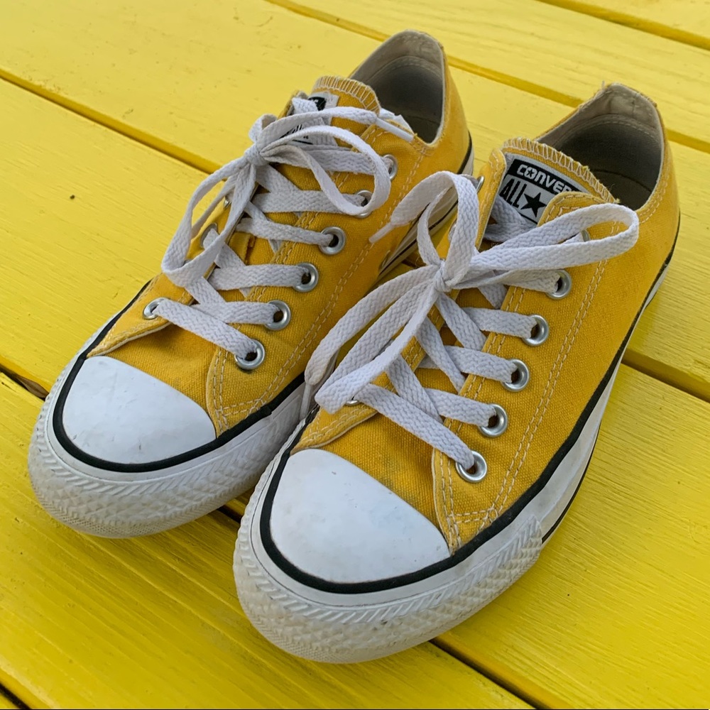 Yellow Converse